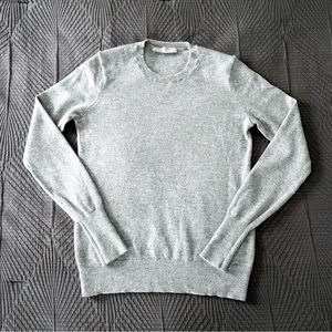 Everlane Cashmere Crew Neck Sweater - light grey - size XS